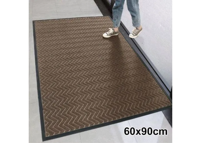 Premium Dørmåtte 60x90 cm - Non-slip - Beige/Brun