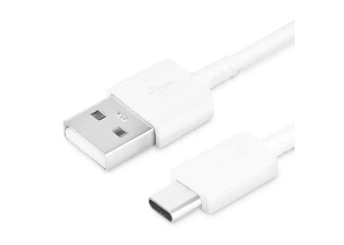 Original Samsung USB til USB-C kabel 1 m - Hvid