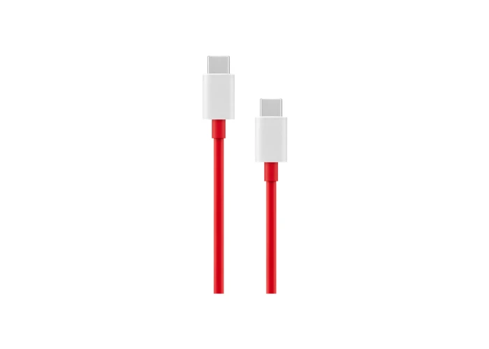 Original OnePlus Warp Charge USB-C til USB-C  kabel 1 m - Rød