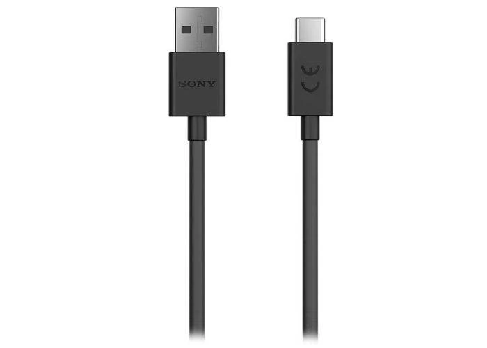 Original Sony USB / USB-C kabel 1 m - Sort