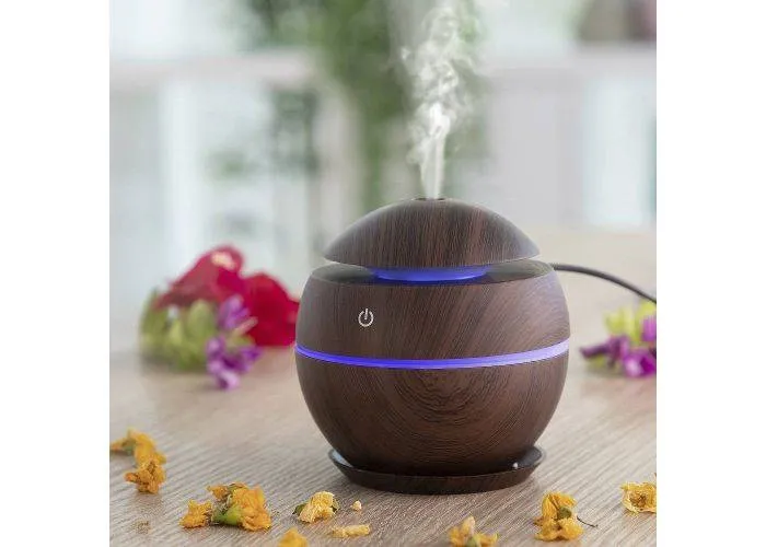 Elektrisk duft diffuser til hjemmet - med flere farver LED lys