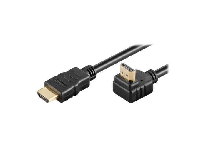 High Speed 90° vinklet HDMI kabel - 4K/30Hz- 3 m