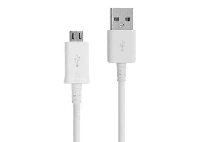 Original Samsung USB / microUSB kabel 0.8 m - ECBDU68WE - Hvid