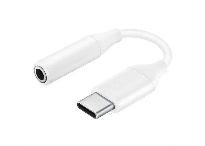 Original Samsung USB-C til 3.5mm headset adapter - Hvid