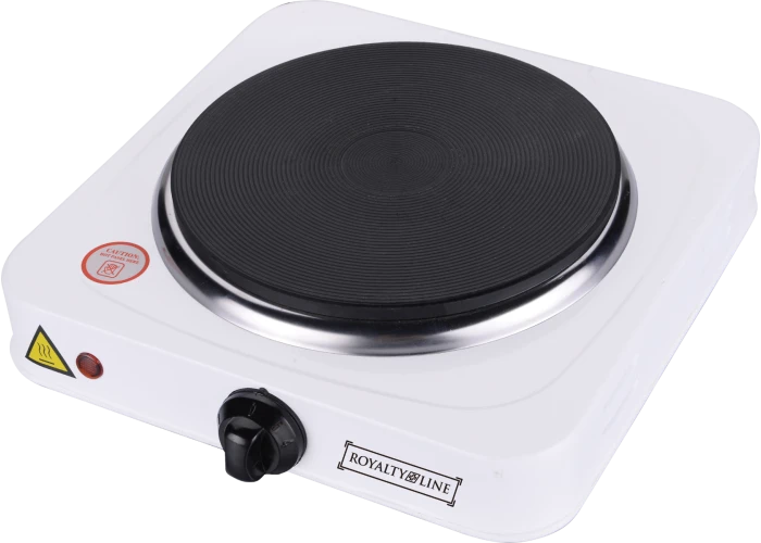 Royalty Line Elektrisk kogeplade 1500W - Str.: Ø 18.5 cm - Hvid