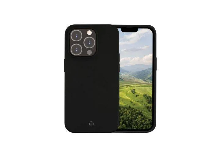 iPhone 14 Pro - dbramante1928 Greenland cover - 100% Genbrugsplast - Night Black