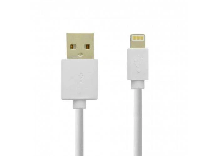 Lightning til USB oplader / data kabel iphone, iPad, iPod - 2m - Hvid