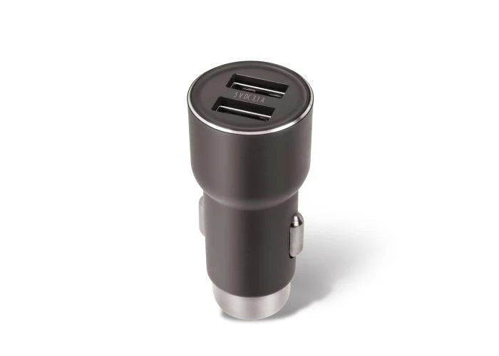 Forever biloplader 2x USB-A / 3.1A - Sort
