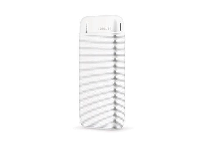 Powerbank 10000mAh - DUAL USB - HURTIG oplader - Hvid