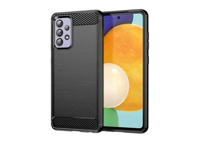Samsung Galaxy A52s 5 G / A52 5G / A52 - Fleksibel Gummi cover - Sort