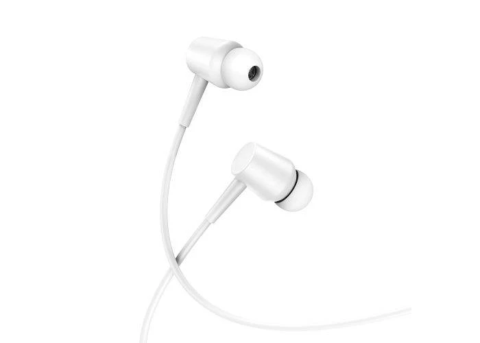 XO høretelefoner med 3.5mm kabel - med mikrofon - Hvid