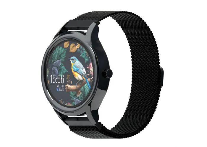 Forever ForeVive 3 smartwatch - Vandtæt, Bluetooth, Puls/Blodtryk - Dansk sprog - iOS/Android  - Sort