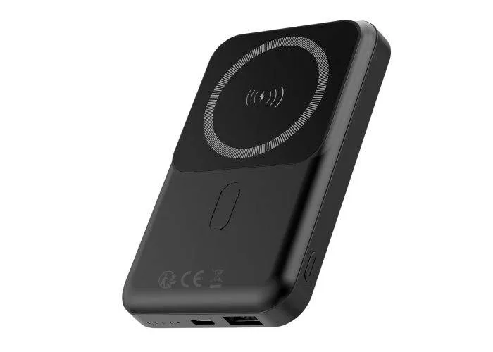 Forever Powerbank 10000mAh - PD /QC 22.5W Trådløs opladning - Sort