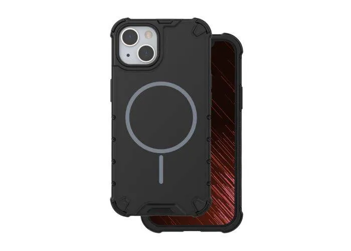 iPhone 15 - Defender shockproof cover - Magsafe kompatibel - Sort