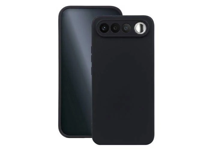 Realme 16 5G - Slim fleksibelt gummi cover - Sort