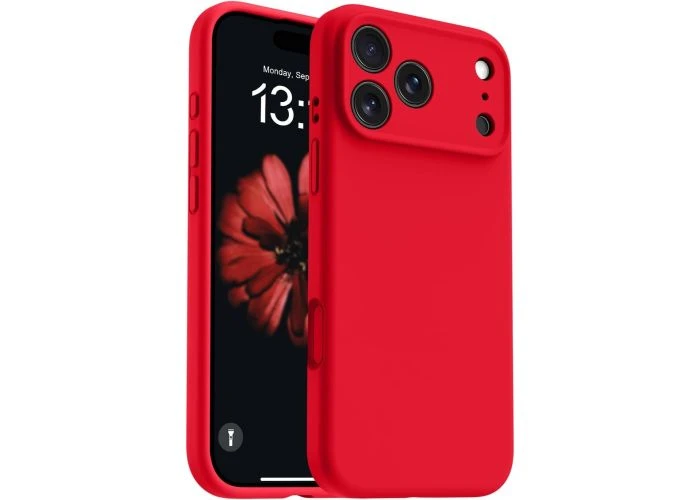 iPhone 17 Pro Max / 18 Pro Max - Slim silikone cover - Rød