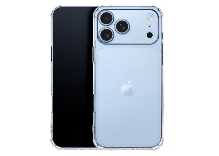 iPhone 17 Pro - 18 Pro - Fleksibel clear gummi cover - Transparent
