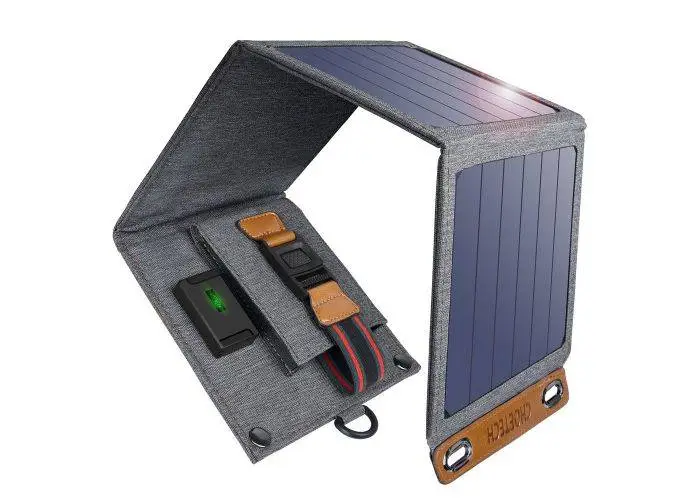 Choetech Solcellepanel / Powerbank - 14W - Foldbar - Vandtæt - 1 x USB port