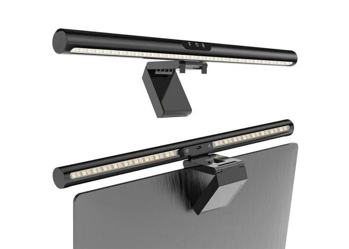 LED lampe til din laptop/computer - USB - 4 styrker - Sort