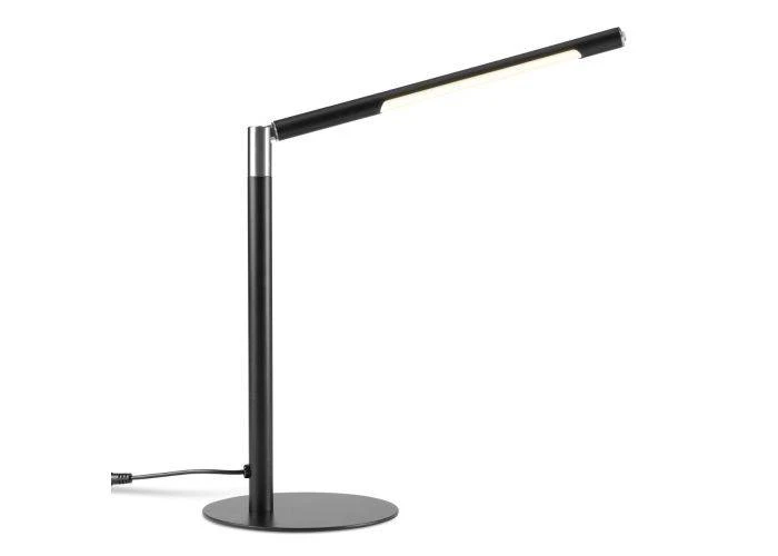 Minimalistisk Skrivebordslampe - Sort - 200 Lumen