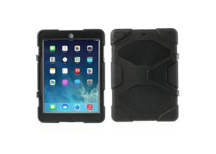 iPad Air 1 - Military Duty Hybrid cover - Sort