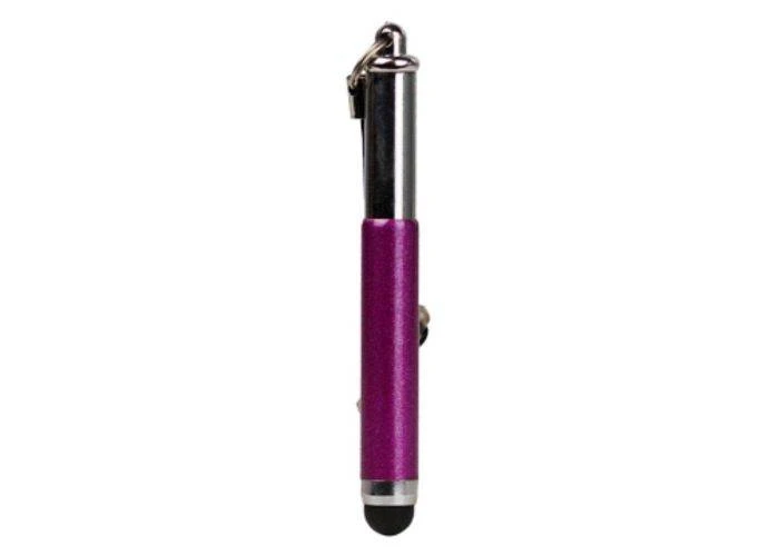 Universal kapacitiv touch pen med justerbar længde - Rød