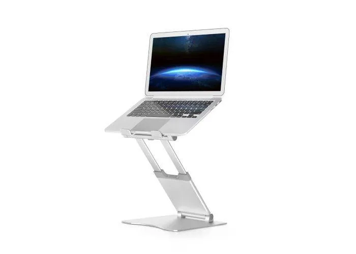 WERGON - Frederik - Laptop/MacBook - Justerbar & foldebar holder 11-17" - Sølv