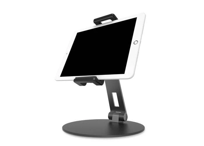 WERGON - Isaac - iPhone / Smartphone / Tablet - Aluminium Fleksibel Desktop Design holder 7-12,9" - Mørkegrå