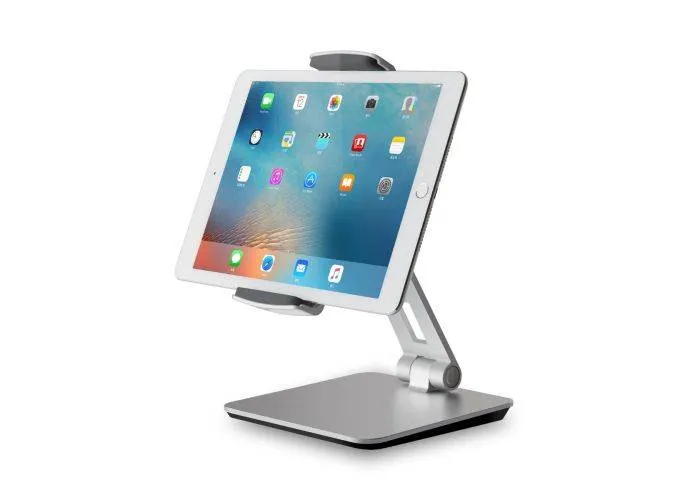 WERGON - Liva - iPhone / Smartphone / Tablet - Aluminium Fleksibel Desktop Design holder 7-13" - Silver