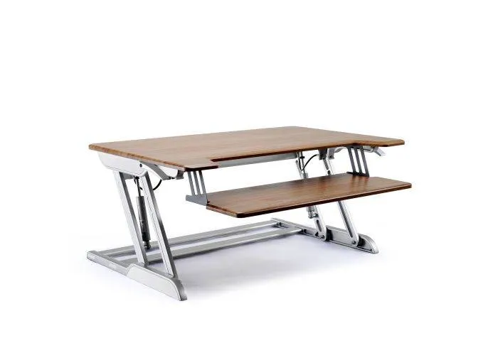 WERGON - Winston - Justerbar Ergonomisk hæve/sænke møbel til bord/arbejdsplads - Mørk brun
