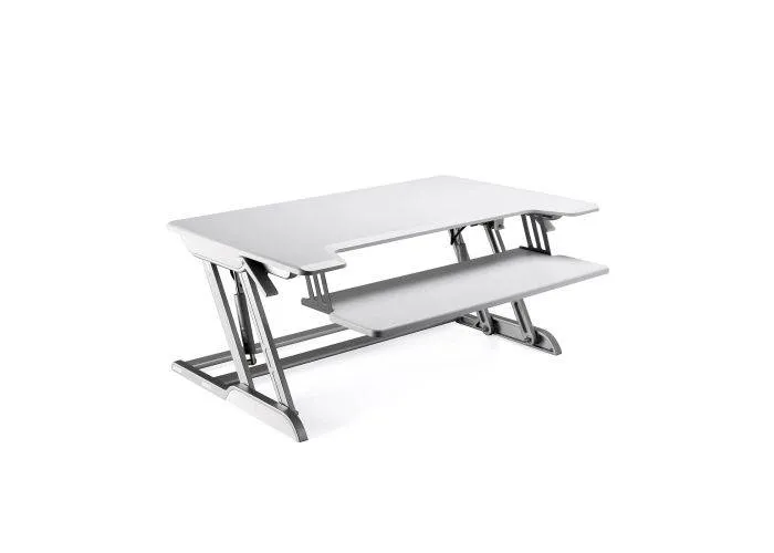 WERGON - Winston - Justerbar Ergonomisk hæve/sænke møbel til bord/arbejdsplads - Hvid