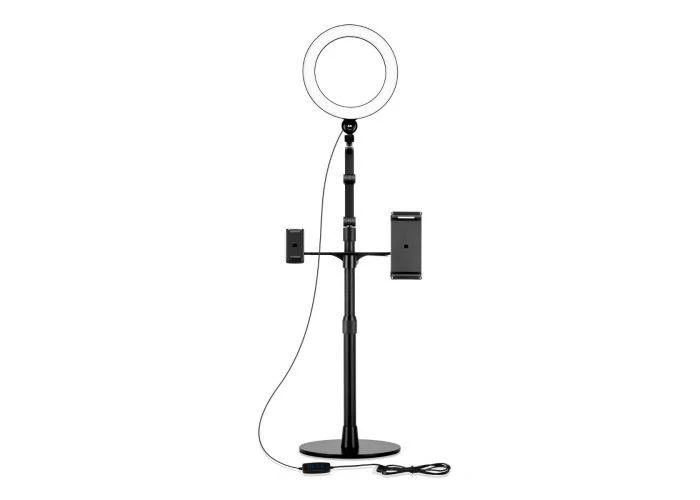 WERGON - Liv - Justerbar Livestream Mobil/tablet holder - 4,7-10" Mobil - 7-12" tablet - Sort