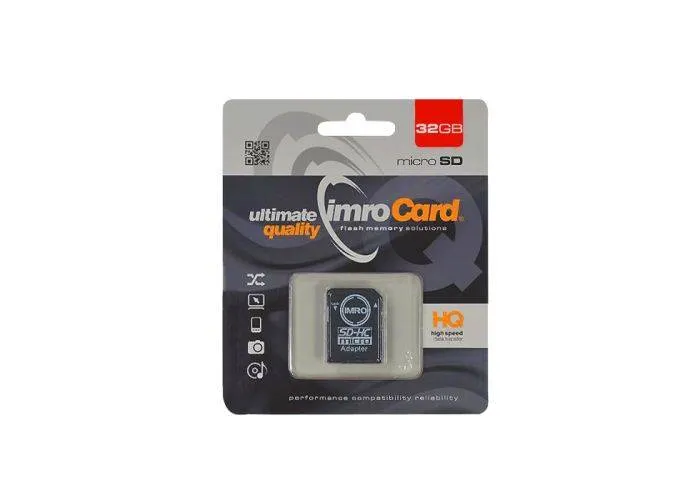 Imro 32GB MicroSDHC kort Hukommelseskort/memory kort Class 10