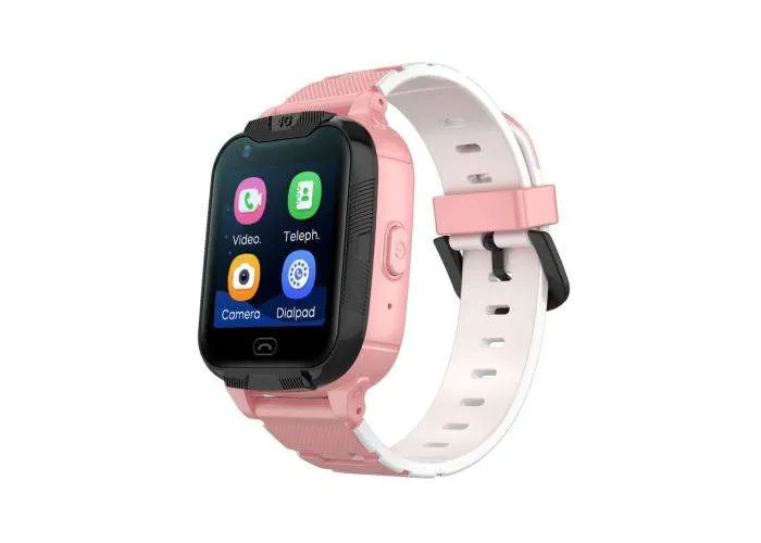 Maxlife 4G smartwatch til børn - GPS / Wifi / alarm / spil / ur - Pink
