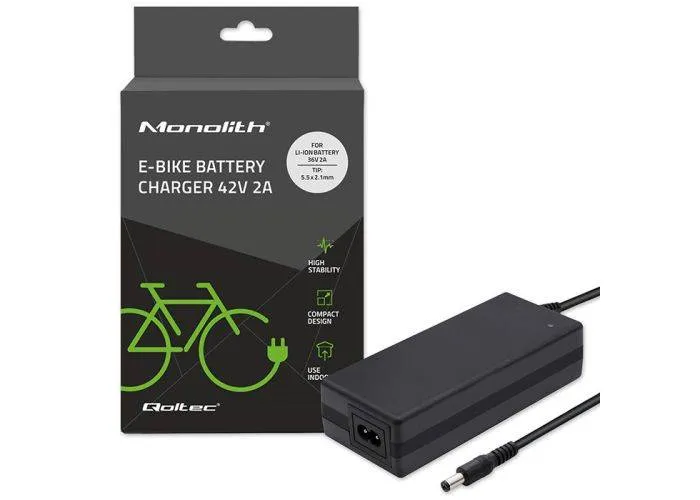 El-Cykel Oplader 42V 2A (5.5x2.1mm) til Elcykel 36V