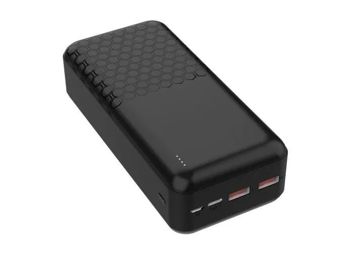 Platinet Powerbank 30000 mAh / 20W PD / 22,5 QC - Sort