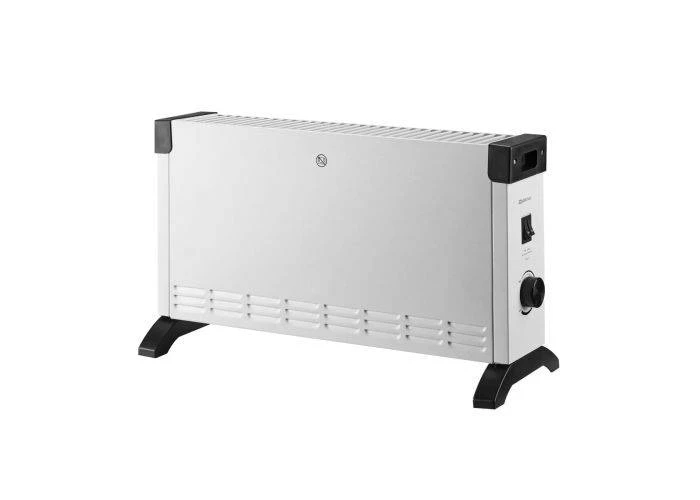 Platinet elektrisk fritstående varmeapparat / Radiator 2000W - Hvid