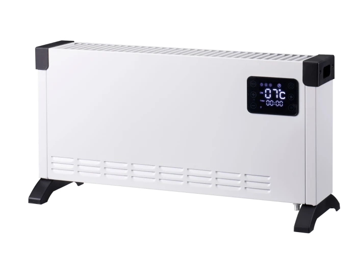 Platinet WIFI elektrisk fritstående varmeapparat / Radiator 2000W m/LED display - Hvid