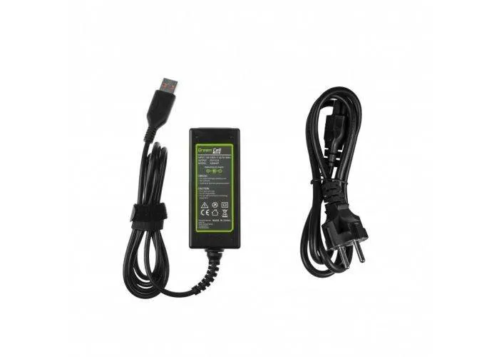 Oplader / AC strømadapter - 40W 20V 2A - USB lignede stik