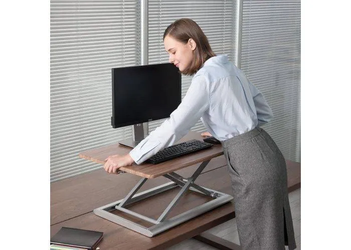 WERGON - Vincent - Justerbar Ergonomisk hæve/sænke møbel til bord/arbejdsplads - Hvid