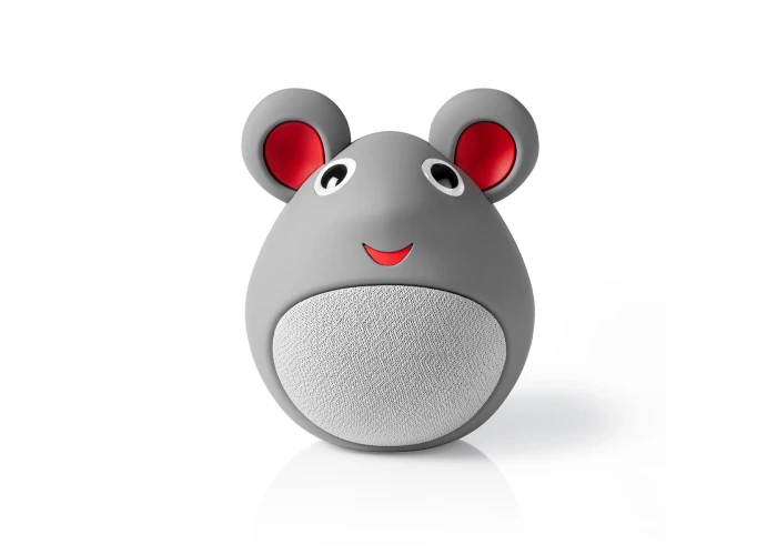 Animaticks Melody Mouse Bluetooth Højttaler - Grå