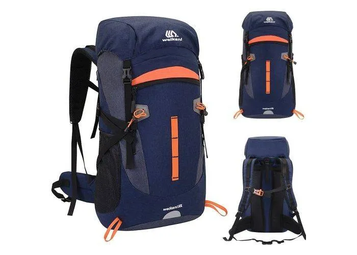 Weikani Ultralight vandtæt Backpack / Rygsæk 50L - Blå