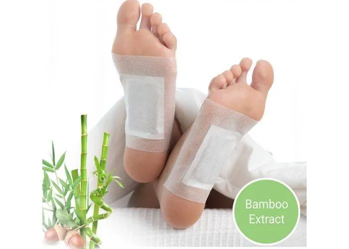 DETOX Bamboo afgiftende fodplastre - Pakke med 10 stk.