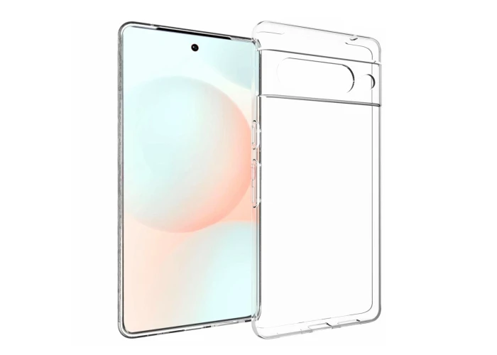 Google Pixel 7 Pro - Shockproof gummi cover - Transparent