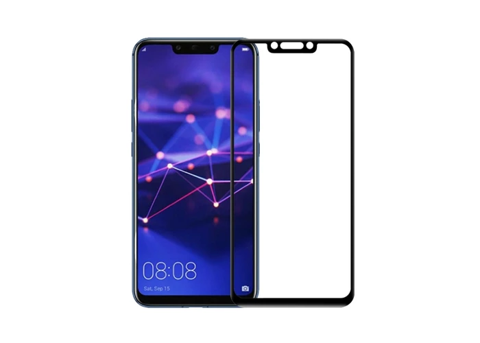 Huawei Mate 20 Lite - AMORUS beskyttelsesglas m/komplet dækning - Sort