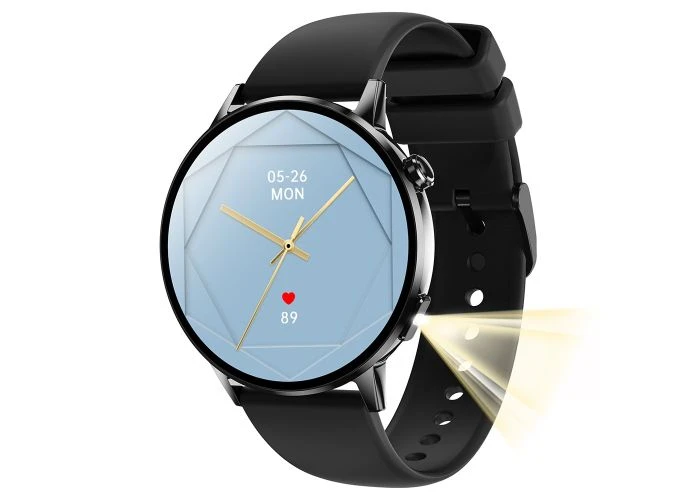 Smartwatch & Fitness tracker - Bluetooth / Multisport / AI funktion - iOS/Android - Sort