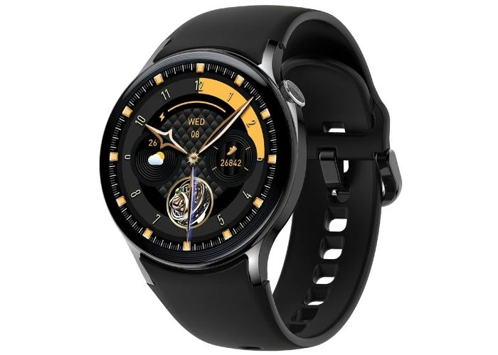 Smartwatch & Fitness tracker- Bluetooth kald / Sundhed og sports modes - iOS/Android - Sort