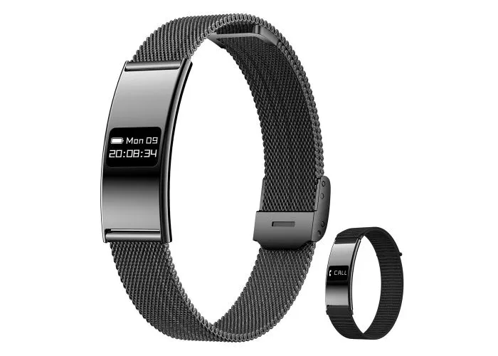 Smart Fitness- og Aktivitetsur - ECG / Sports & sundheds tracker - Sort