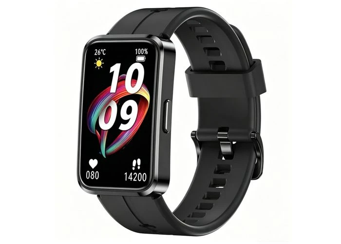 Fitness tracker / aktivitetsur - Vandtæt, Puls, blodtryk, sports modes - iOS 10+ - Sort