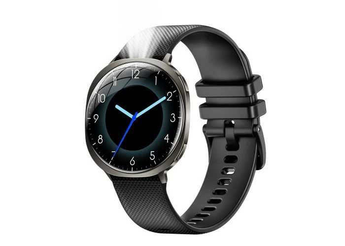 Smartwatch / Fitness tracker - Vandtæt / lommelygte og med Dansk sprog - Sort
